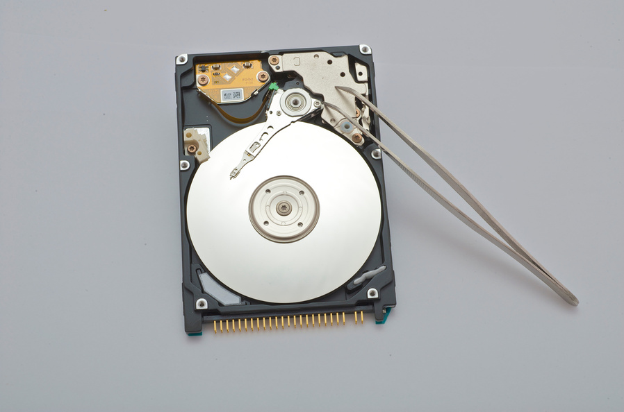 the hard disk